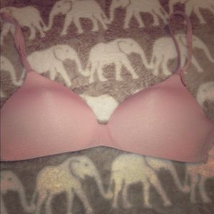 Victoria Secret, No-wire tee-shirt bra.